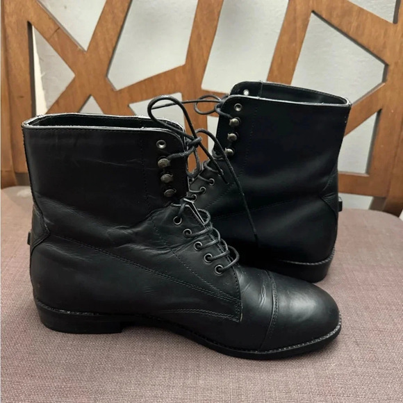 MIDDLEBURG Tall Black Vegan Leather
 Riding Boots Size 9.5 - Picture 2 of 13